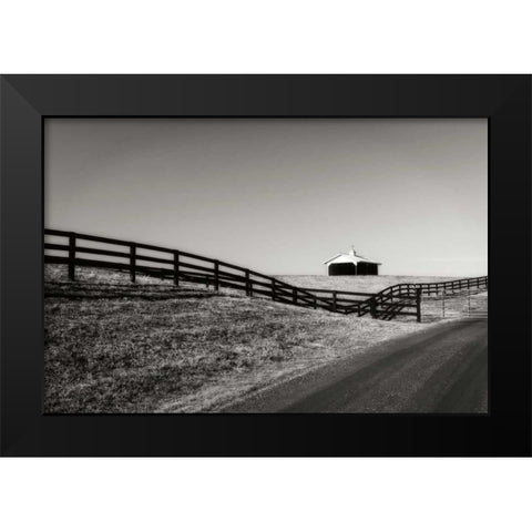 Albermarle Farm I Black Modern Wood Framed Art Print by Hausenflock, Alan