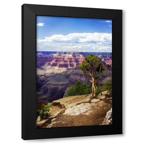 The Canyon Rim I Black Modern Wood Framed Art Print by Hausenflock, Alan