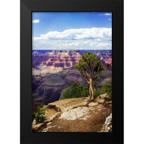 The Canyon Rim I Black Modern Wood Framed Art Print by Hausenflock, Alan