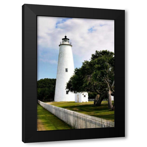 Okacroke Light I Black Modern Wood Framed Art Print by Hausenflock, Alan