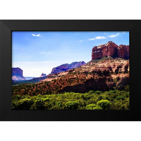 Cathedral Rock II Black Modern Wood Framed Art Print by Hausenflock, Alan
