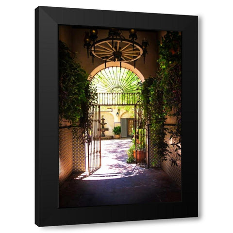 Tlaquepaque Portal I Black Modern Wood Framed Art Print by Hausenflock, Alan