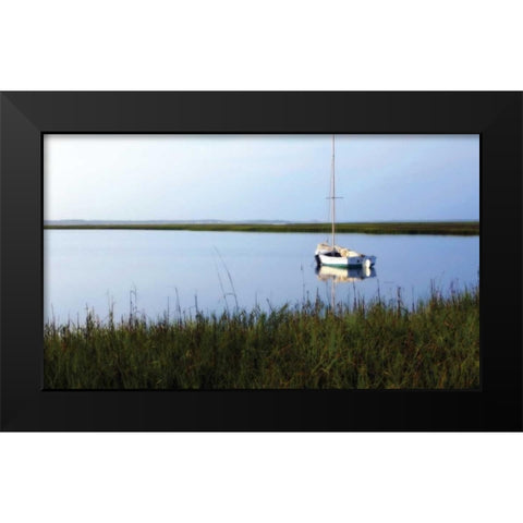 A Still Morning II Black Modern Wood Framed Art Print by Hausenflock, Alan