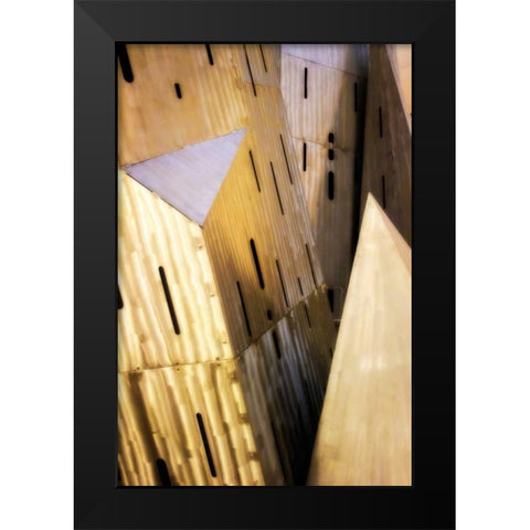 Burnished Modern I Black Modern Wood Framed Art Print by Hausenflock, Alan