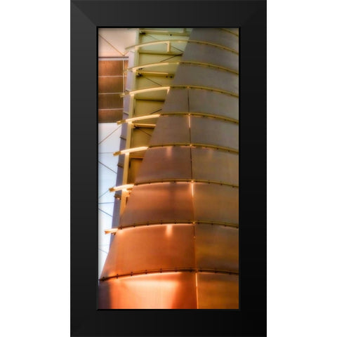 Pillars of Light I Black Modern Wood Framed Art Print by Hausenflock, Alan