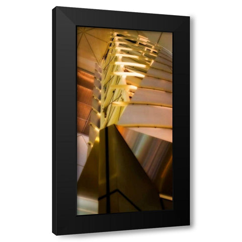Pillars of Light II Black Modern Wood Framed Art Print by Hausenflock, Alan