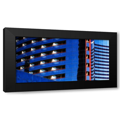 Curves and Reflections I Black Modern Wood Framed Art Print with Double Matting by Hausenflock, Alan