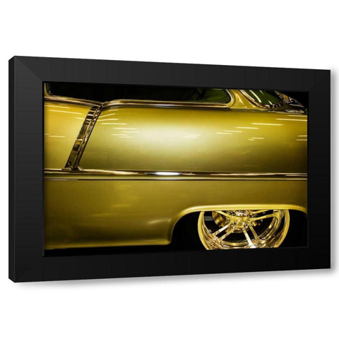 Rear Wheel Power II Black Modern Wood Framed Art Print with Double Matting by Hausenflock, Alan