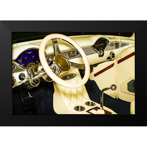 Custom 55 Cockpit Black Modern Wood Framed Art Print by Hausenflock, Alan