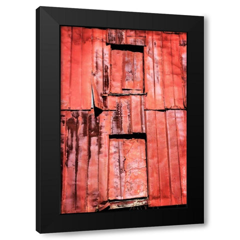 Old Tobacco Barn II Black Modern Wood Framed Art Print with Double Matting by Hausenflock, Alan