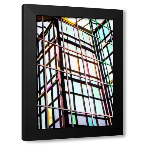 Montage I Black Modern Wood Framed Art Print with Double Matting by Hausenflock, Alan