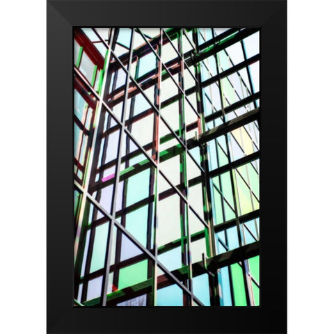 Montage II Black Modern Wood Framed Art Print by Hausenflock, Alan