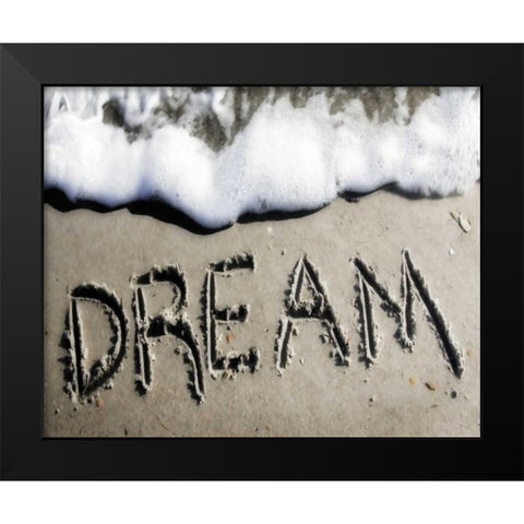 Dream in Sand Black Modern Wood Framed Art Print by Hausenflock, Alan