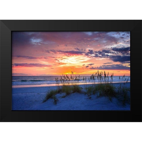 September Sunrise I Black Modern Wood Framed Art Print by Hausenflock, Alan