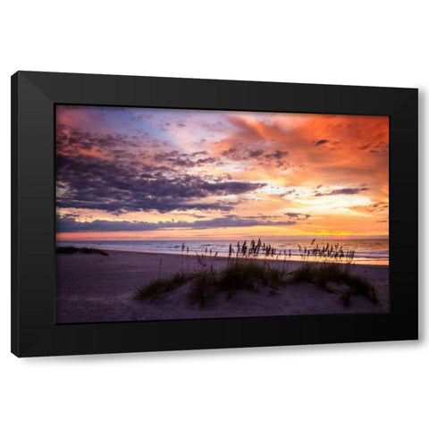 September Sunrise II Black Modern Wood Framed Art Print by Hausenflock, Alan