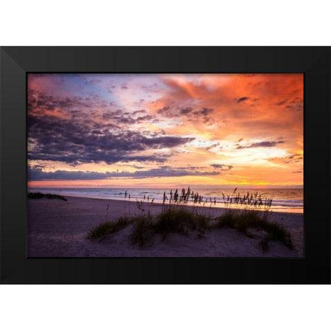 September Sunrise II Black Modern Wood Framed Art Print by Hausenflock, Alan