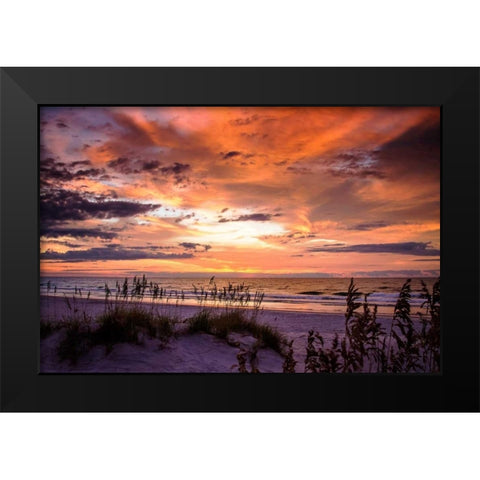 September Sunrise IV Black Modern Wood Framed Art Print by Hausenflock, Alan