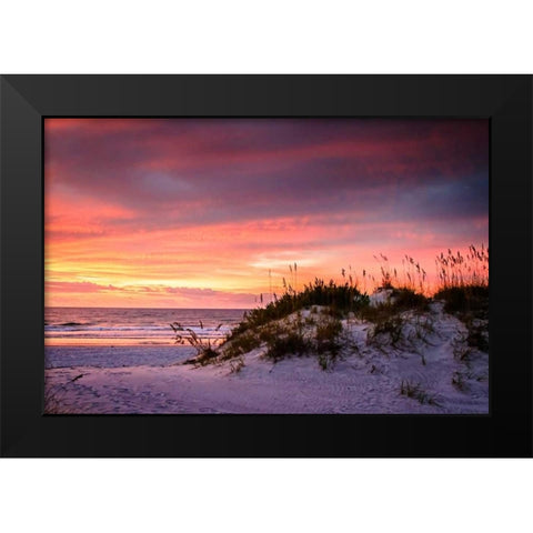 September Sunrise V Black Modern Wood Framed Art Print by Hausenflock, Alan