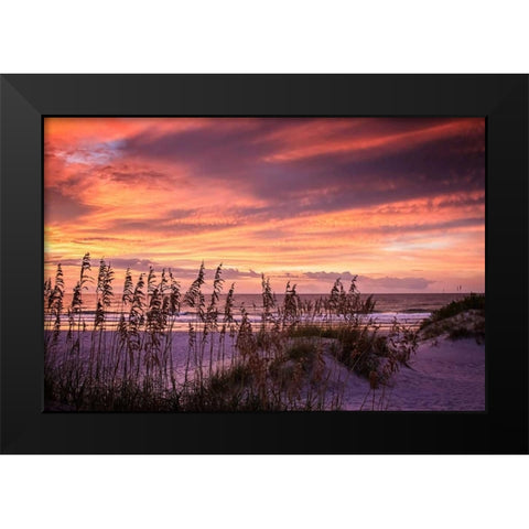 September Sunrise VI Black Modern Wood Framed Art Print by Hausenflock, Alan