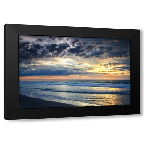 Sunrise Above The Sea IV Black Modern Wood Framed Art Print by Hausenflock, Alan