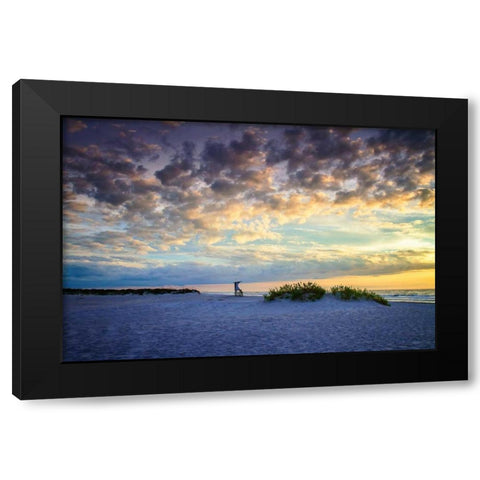 Late Summer Sunrise III Black Modern Wood Framed Art Print with Double Matting by Hausenflock, Alan