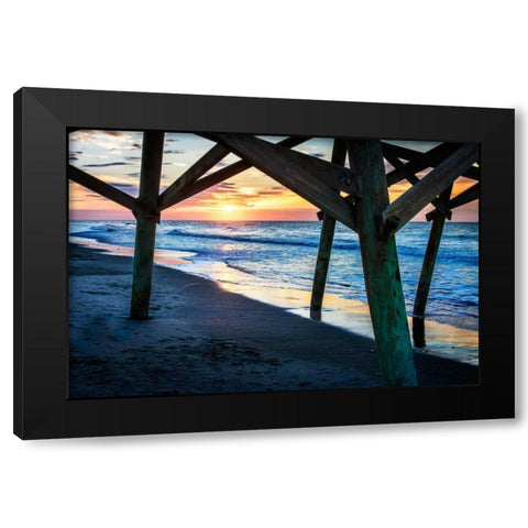 Summer Sunrise I Black Modern Wood Framed Art Print with Double Matting by Hausenflock, Alan