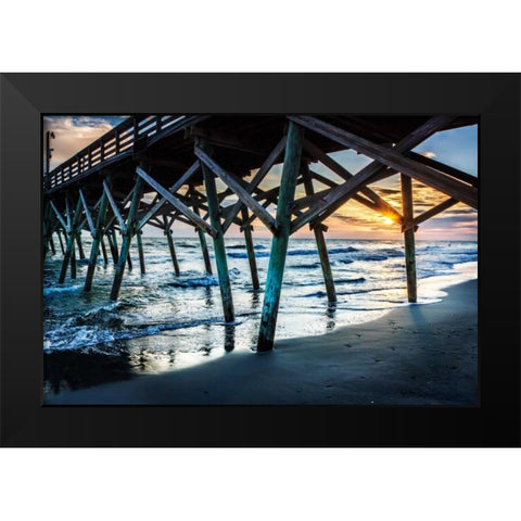 Summer Sunrise II Black Modern Wood Framed Art Print by Hausenflock, Alan