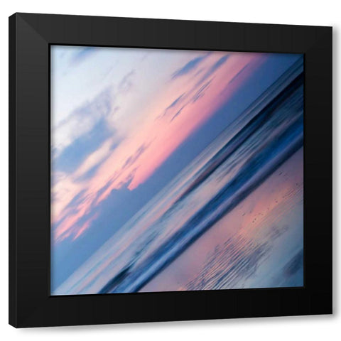 45 Degree Sunrise IV Black Modern Wood Framed Art Print by Hausenflock, Alan