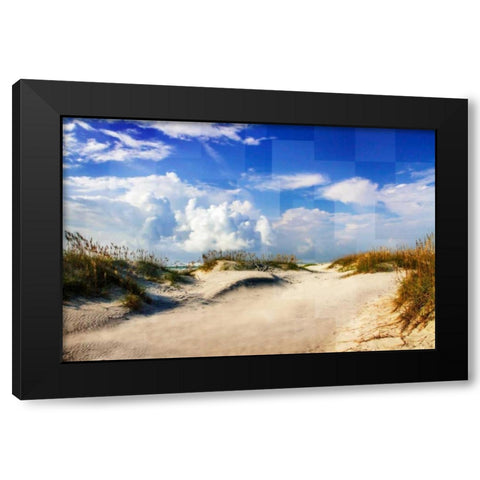 A Beach Day Black Modern Wood Framed Art Print by Hausenflock, Alan