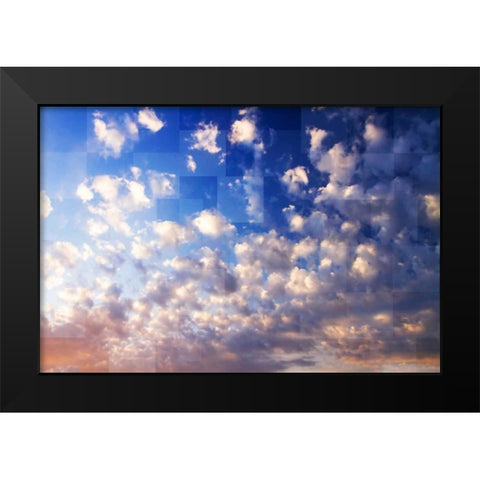 Waking Clouds I Black Modern Wood Framed Art Print by Hausenflock, Alan