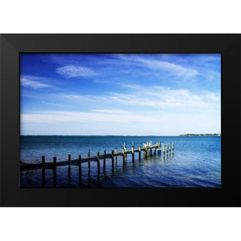 On The Chesapeake I Black Modern Wood Framed Art Print by Hausenflock, Alan