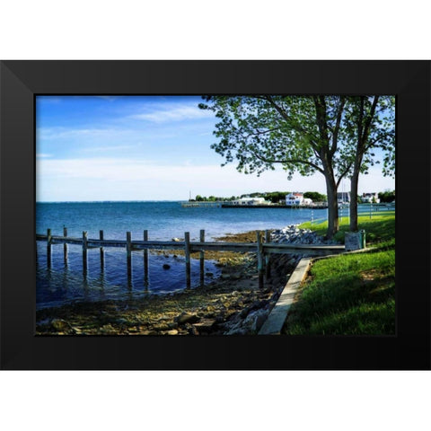 On The Chesapeake II Black Modern Wood Framed Art Print by Hausenflock, Alan