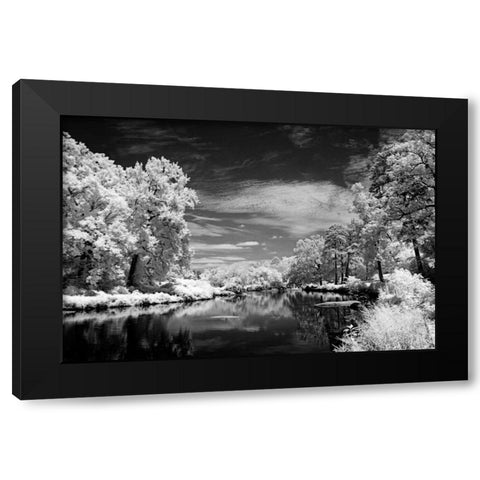 Bryan Lake I Black Modern Wood Framed Art Print by Hausenflock, Alan