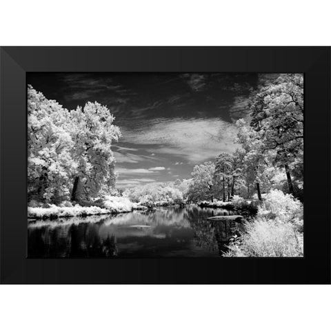 Bryan Lake I Black Modern Wood Framed Art Print by Hausenflock, Alan