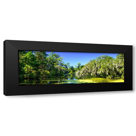 Gaias Pond Black Modern Wood Framed Art Print with Double Matting by Hausenflock, Alan