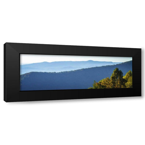 Blue Ridge Morning I Black Modern Wood Framed Art Print with Double Matting by Hausenflock, Alan