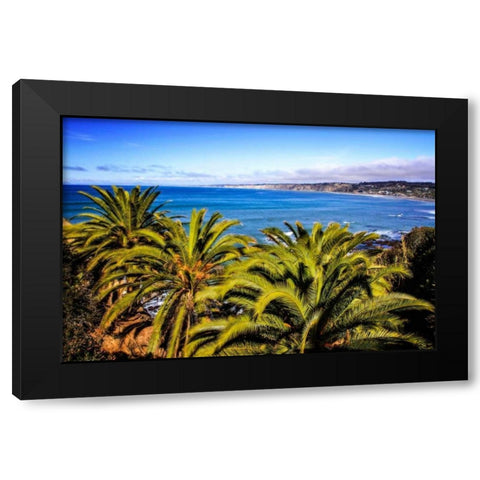 La Jolia North Shore III Black Modern Wood Framed Art Print with Double Matting by Hausenflock, Alan