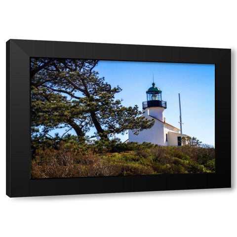 Point Loma Lighthouse I Black Modern Wood Framed Art Print with Double Matting by Hausenflock, Alan
