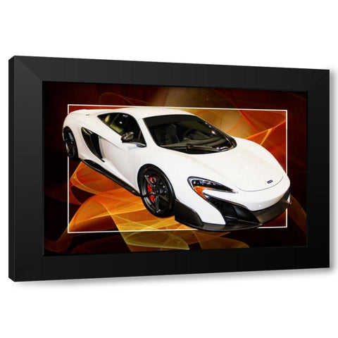 Sleek Sports Car II Black Modern Wood Framed Art Print by Hausenflock, Alan