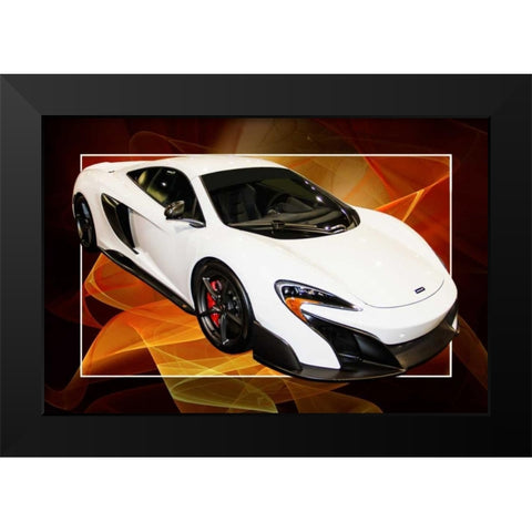 Sleek Sports Car II Black Modern Wood Framed Art Print by Hausenflock, Alan
