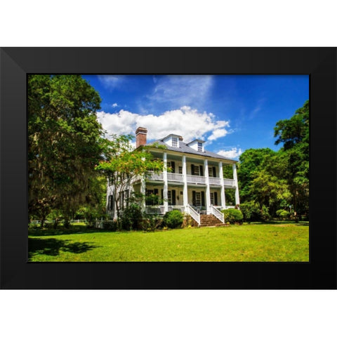Hopsewee Plantation Black Modern Wood Framed Art Print by Hausenflock, Alan