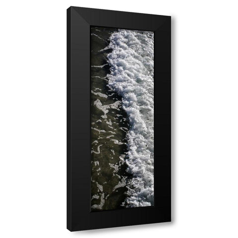 Waves End II Black Modern Wood Framed Art Print with Double Matting by Hausenflock, Alan