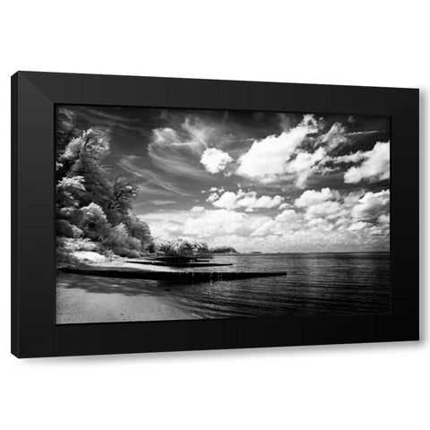 Tappahannock Shores I Black Modern Wood Framed Art Print by Hausenflock, Alan