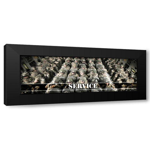 Service Black Modern Wood Framed Art Print by Hausenflock, Alan