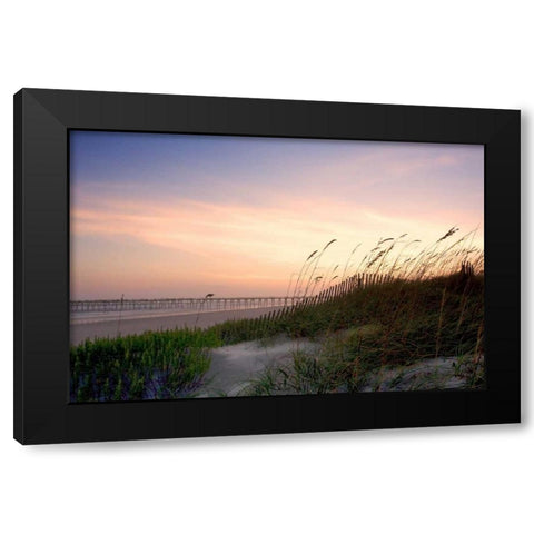 Rosey Sunset I Black Modern Wood Framed Art Print by Hausenflock, Alan