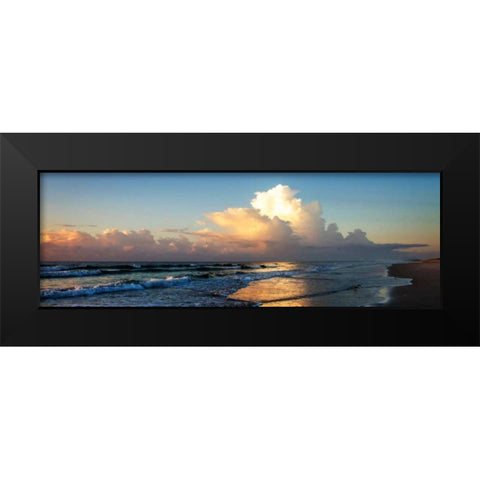 Cloud Bank Sunrise II Black Modern Wood Framed Art Print by Hausenflock, Alan