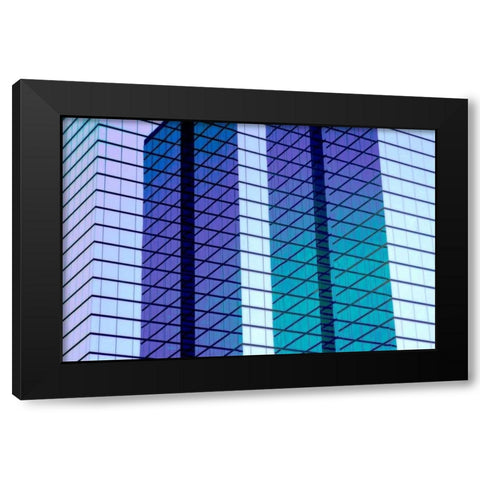 Glass and Steel II Black Modern Wood Framed Art Print with Double Matting by Hausenflock, Alan