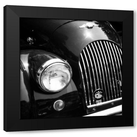 Vintage Roadster I Black Modern Wood Framed Art Print with Double Matting by Hausenflock, Alan