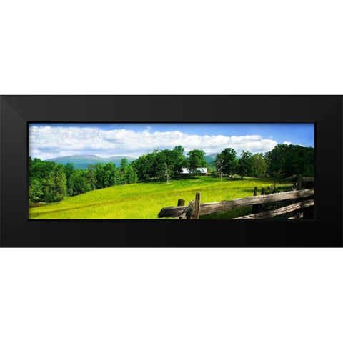 Crozet Mountains II Black Modern Wood Framed Art Print by Hausenflock, Alan