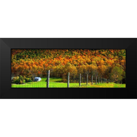 Autumn Splendor I Black Modern Wood Framed Art Print by Hausenflock, Alan